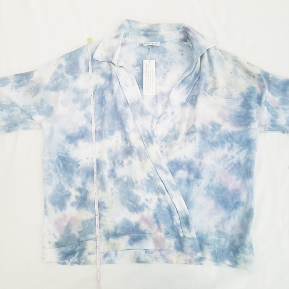 NWT Young Fabulous & Broke Stargazer Soho Tie Dye Top Blue - Picture 8 of 12